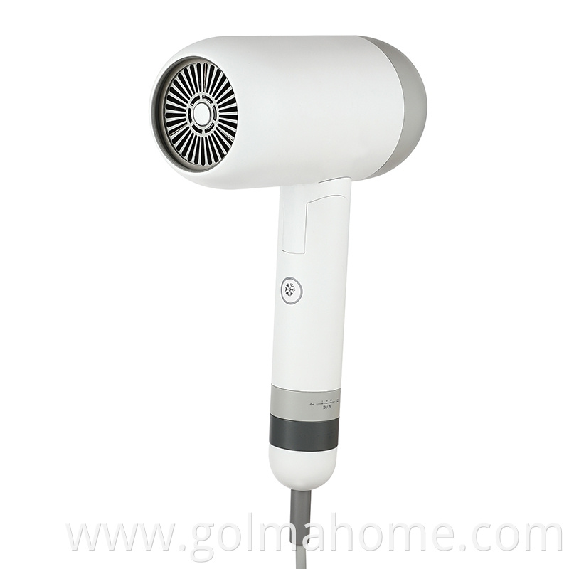 New Style Professional Salon Infrared Hair Dryer Fast Drying Low Noise Aluminum 1800W DC Motor Hair Blower